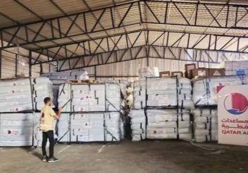 أكثر من 87 ألف خيمة قطرية تصل غزة