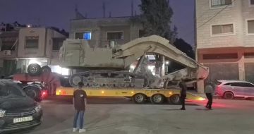 الاحتلال يجرف أراضي ويقتلع أشجار زيتون في بلدة بيتا