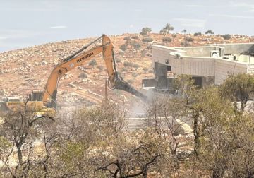 الاحتلال يهدم منزلا في قرية دوما جنوب نابلس