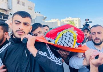 نابلس: تشييع جثمان الشهيد جميل حنني إلى مثواه الأخير