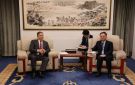 السفير عواد يلتقي مدير إدارة غرب آسيا وشمال أفريقيا في وزارة الخارجية الصينية