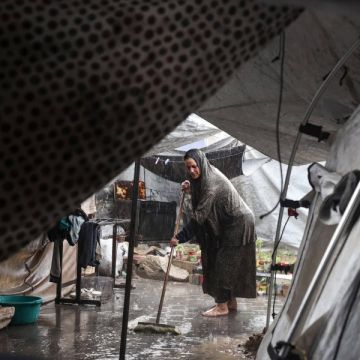  الأونروا : 235 ألف شخص تضرروا من منخفض بايرون الجوي بغزة