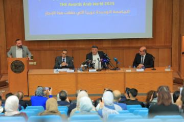 جامعة النجاح الوطنية الوحيدة عربيا التي تفوز بجائزتين مرموقتين ضمن جوائز التايمز التنافسية 2025 جامعة النجاح الوطنية الوحيدة عربيا التي تفوز بجائزتين مرموقتين ضمن جوائز التايمز التنافسية 2025