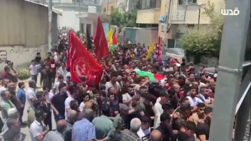 الاحتلال يعتدي على موكب تشييع الشهيدة غفران وراسنة