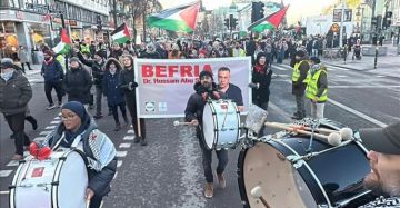 مظاهرة بالسويد رافضة لاستمرار الانتهاكات الإسرائيلية في غزة