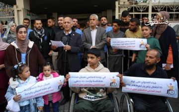 بالصور جرح مفتوح تحت الحصار.. ذوو الإعاقة الغزيون يصرخون في يومهم العالمي