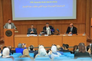 جامعة النجاح الوطنية الوحيدة عربيا التي تفوز بجائزتين مرموقتين ضمن جوائز التايمز التنافسية للعام 2025