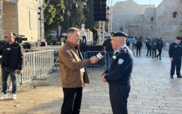 رئيس بلدية بيت لحم ماهر قنواتي: نبعث من مدينة السلام رسالة أمل وصمود للعالم ونؤكد أن شعبنا محب للحياة والسلام