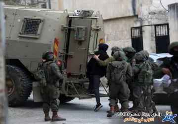 قوات الاحتلال تعتقل شابا جنوب شرق بيت لحم 