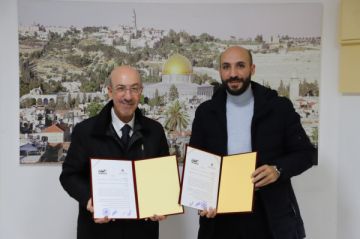 مؤسسة ياسر عرفات و قامات توقعان اتفاقية تعاون