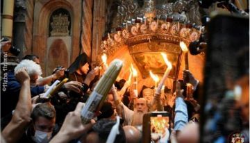 بطريركية الروم الأرثوذكس تدين قمع الاحتلال للمصلين في سبت النور