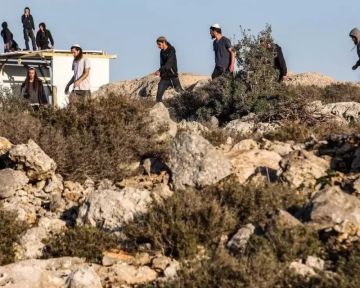 مستوطنون يقتحمون قمة جبل العرمة جنوب نابلس