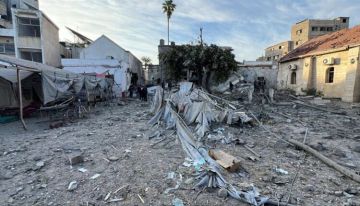 الاحتلال يقصف مبنى الاستقبال والطوارئ في المستشفى المعمداني ويخرجه عن الخدمة