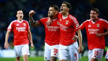 بنفيكا يكتسح بورتو برباعية ويقفز لصدارة الدوري البرتغالي مؤقتا