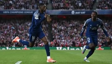 باريس يسقط أرسنال في عقر داره ويضع قدما في نهائي الأبطال