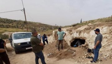 اكتشاف مقبرة كنعانية جنوبي الضفة الغربية اكتشاف مقبرة كنعانية جنوبي الضفة الغربية