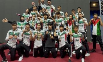 فلسطين تحتل وصافة كأس أفريقيا في لعبة المواي تاي بـ20 ميدالية ملونة