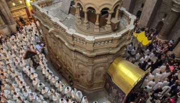 كنائس فلسطين تحيي خميس الأسرار ورتبة غسل الأرجل