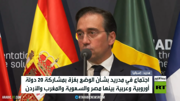 اجتماع في مدريد بشأن الوضع بغزة بمشاركة 20 دولة أوروبية وعربية اجتماع في مدريد بشأن الوضع بغزة بمشاركة 20 دولة أوروبية وعربية
