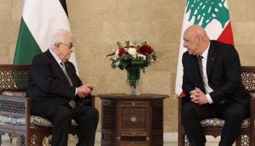 الرئيس عباس يلتقي نظيره اللبناني في بيروت