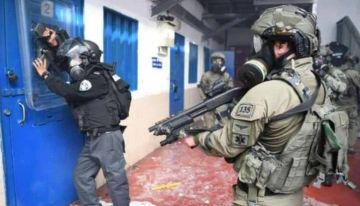 أسرى سجن جلبوع يتعرضون لاقتحامات مستمرة من قبل وحدات القمع