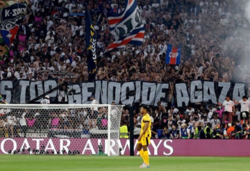 جماهير باريس سان جيرمان تدعم غزة في نهائي دوري أبطال أوروبا (فيديو وصور)