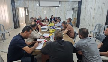 دائرة شؤون اللاجئين تطلع على أوضاع اللاجئين في مخيمات جنوب الضفة