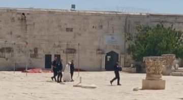 الاحتلال يعتقل الشيخ محمد حسين من داخل باحات الأقصى