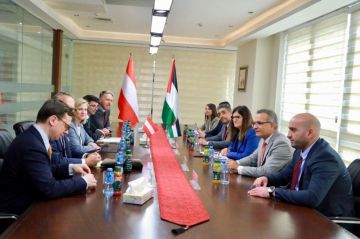  شاهين تطلع وزيرة خارجية النمسا على آخر المستجدات السياسية والميدانية