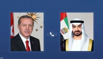 رئيس دولة الإمارات يبحث مع نظيره التركي التطورات الإقليمية