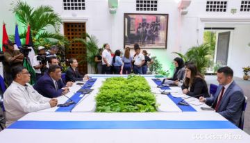 وزيرة الخارجية تبحث مع نظيرها النيكاراغوي تعزيز العلاقات الثنائية والتعاون المشترك وزيرة الخارجية تبحث مع نظيرها النيكاراغوي تعزيز العلاقات الثنائية والتعاون المشترك