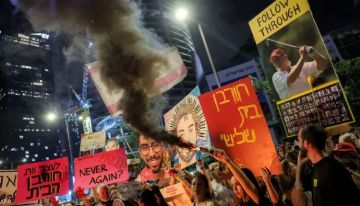 مظاهرات في تل أبيب بعد فيديو الرهائن الجوعى