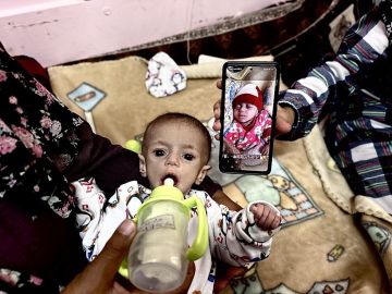 الصحة العالمية: المجاعة بغزة ستودي بحياة 132 ألف طفل دون سن الخامسة الصحة العالمية: المجاعة بغزة ستودي بحياة 132 ألف طفل دون سن الخامسة