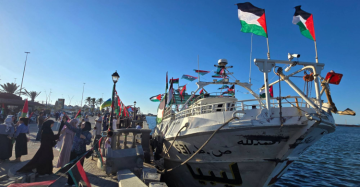 سفينة إعلاميين تستعد للإبحار إلى غزة أكتوبر القادم سفينة إعلاميين تستعد للإبحار إلى غزة أكتوبر القادم