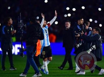 ميسي يخوض اخر مباراة مع منتخب بلاده