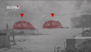 بالفيديو القسام تبث مشاهد إيقاع آليات في حقل عبوات شرق الصفطاوي