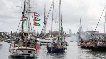 فيديو: هجمات بمسيرات تستهدف أسطول الصمود المتجه إلى غزة