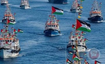 رغم تعرضه لهجوم بمسيرات.. أسطول الصمود على بعد 825 كم من غزة