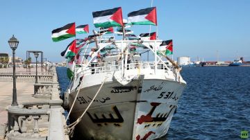 رابطة الأحزاب الليبية تطالب بحماية سفينة عمر المختار بعد تحليق مسيرات واقتراب سفن حربية رابطة الأحزاب الليبية تطالب بحماية سفينة عمر المختار بعد تحليق مسيرات واقتراب سفن حربية