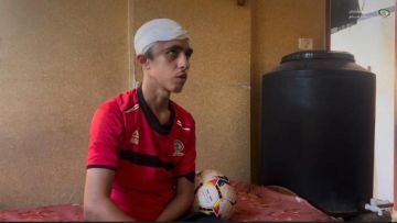 رصاصة تسقط حلم محمد عوض في ملاعب الكرة رصاصة تسقط حلم محمد عوض في ملاعب الكرة