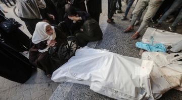 7 شهداء إثر قصف الاحتلال خيمة نازحين غرب مخيم النصيرات وسط قطاع غزة