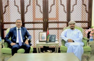 الرويضي يبحث مع الهيئة العمانية للأعمال الخيرية التعاون والدعم الإنساني المقدم لفلسطين