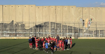 جريمة هدم إسرائيلية تهدد ملعب مخيم عايدة شمال بيت لحم