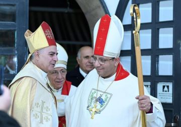 اللجنة الرئاسية لشؤون الكنائس تشارك في تنصيب المطران عماد حداد وتكريم المطران سني عازر