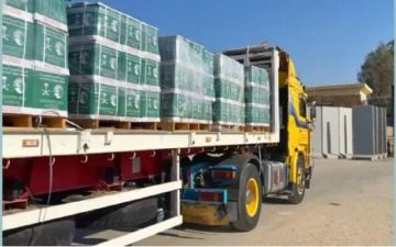 قافلة مساعدات مركز الملك سلمان تعبر رفح متجهة إلى غزة لدعم المتضررين