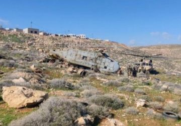 تحطم مروحية عسكرية أثناء محاولة نقل جوي جنوب بيت لحم