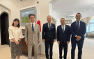 السفير أبو الرب يلتقي المساعد الخاص لوزير الخارجية الياباني