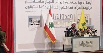 حزب الله يطلق مشروع وعد والتزام لمساعدة المتضررين من العدوان في المناطق اللبنانية كافة حزب الله يطلق مشروع وعد والتزام لمساعدة المتضررين من العدوان في المناطق اللبنانية كافة