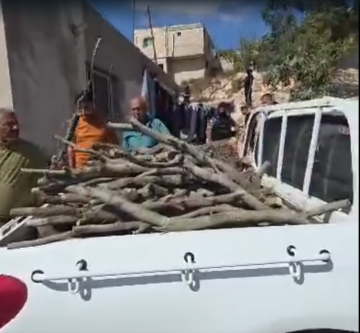  زراعة لواء المزار تصادر أحطاب خلال مداهمات مسائية