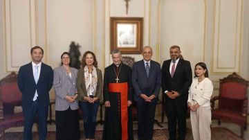 حجازين يلتقي البطريرك الماروني في بكركي ويؤكد مشاركة الكنيسة في احتفالية 2030 حجازين يلتقي البطريرك الماروني في بكركي ويؤكد مشاركة الكنيسة في احتفالية 2030